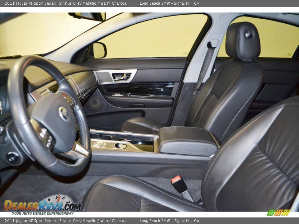 2011 Jaguar XF Sport Sedan Stratus Grey Metallic / Warm Charcoal Photo #10