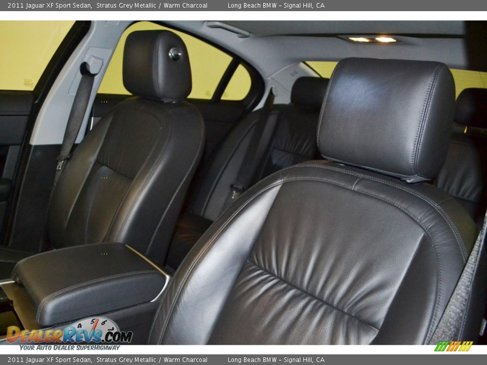 2011 Jaguar XF Sport Sedan Stratus Grey Metallic / Warm Charcoal Photo #11