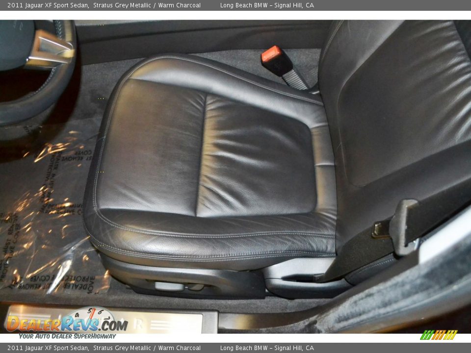 2011 Jaguar XF Sport Sedan Stratus Grey Metallic / Warm Charcoal Photo #12