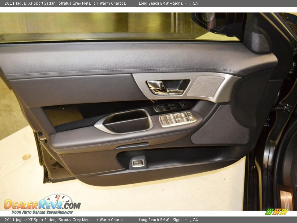 2011 Jaguar XF Sport Sedan Stratus Grey Metallic / Warm Charcoal Photo #13