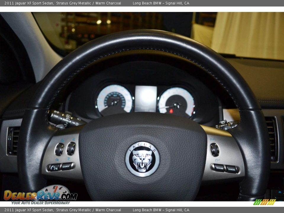 2011 Jaguar XF Sport Sedan Stratus Grey Metallic / Warm Charcoal Photo #19