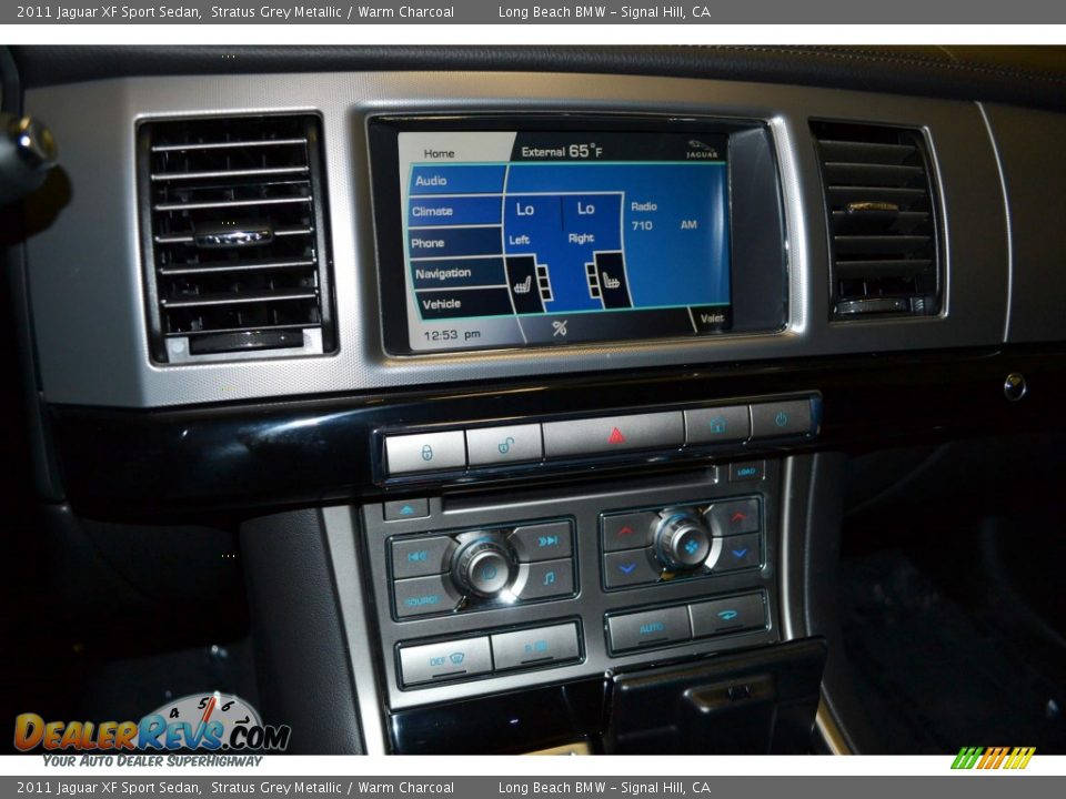 2011 Jaguar XF Sport Sedan Stratus Grey Metallic / Warm Charcoal Photo #20