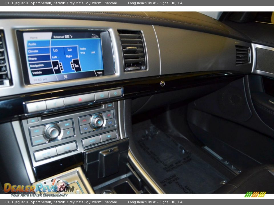 2011 Jaguar XF Sport Sedan Stratus Grey Metallic / Warm Charcoal Photo #21