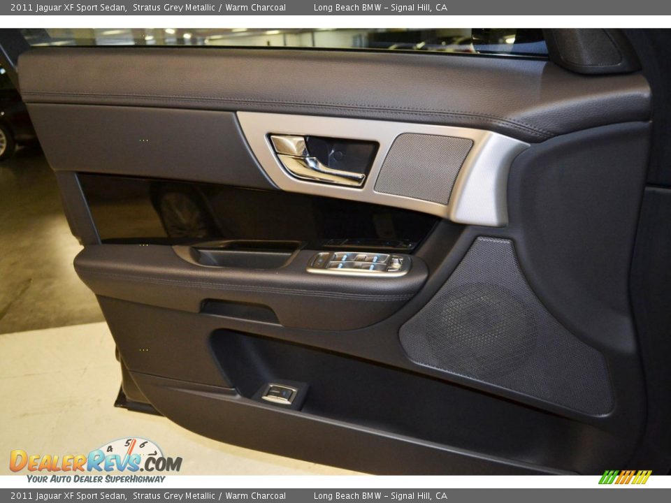 2011 Jaguar XF Sport Sedan Stratus Grey Metallic / Warm Charcoal Photo #25