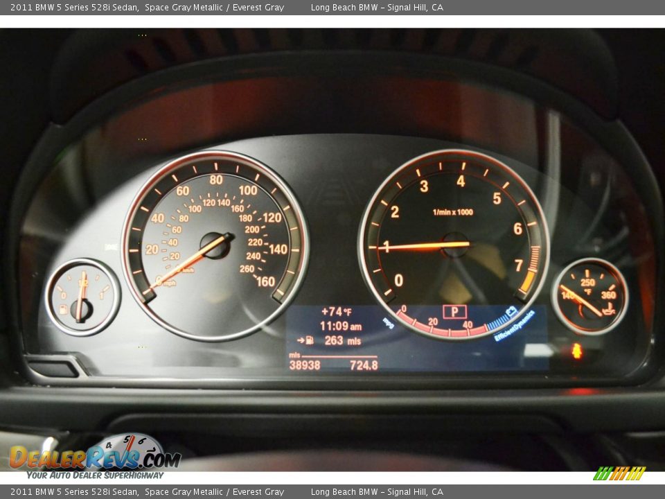 2011 BMW 5 Series 528i Sedan Gauges Photo #20