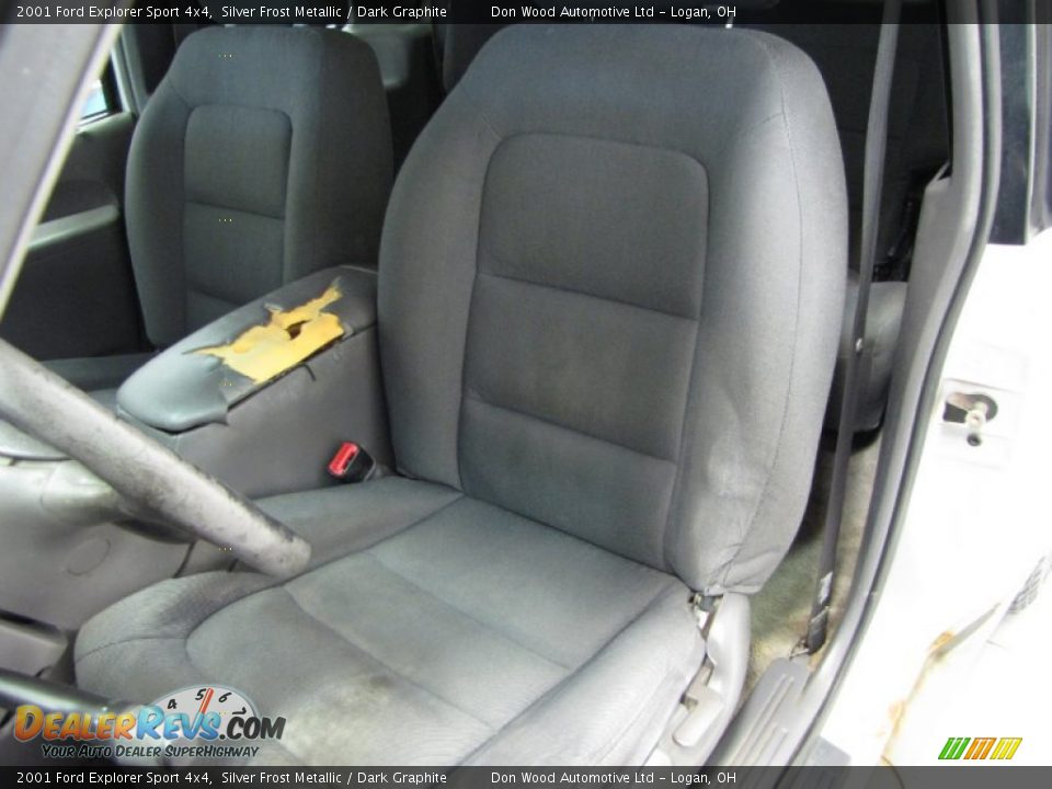 2001 Ford Explorer Sport 4x4 Silver Frost Metallic / Dark Graphite Photo #4