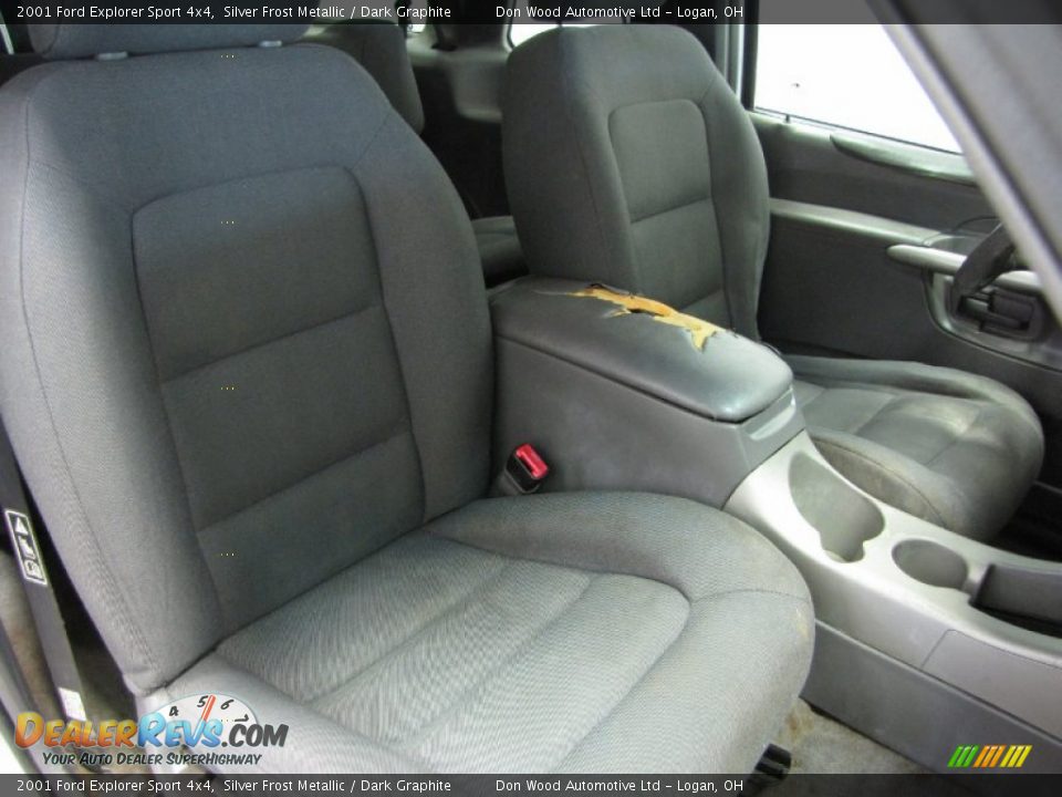 2001 Ford Explorer Sport 4x4 Silver Frost Metallic / Dark Graphite Photo #7