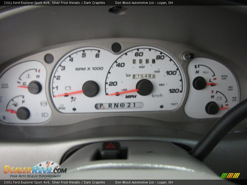 2001 Ford Explorer Sport 4x4 Gauges Photo #11
