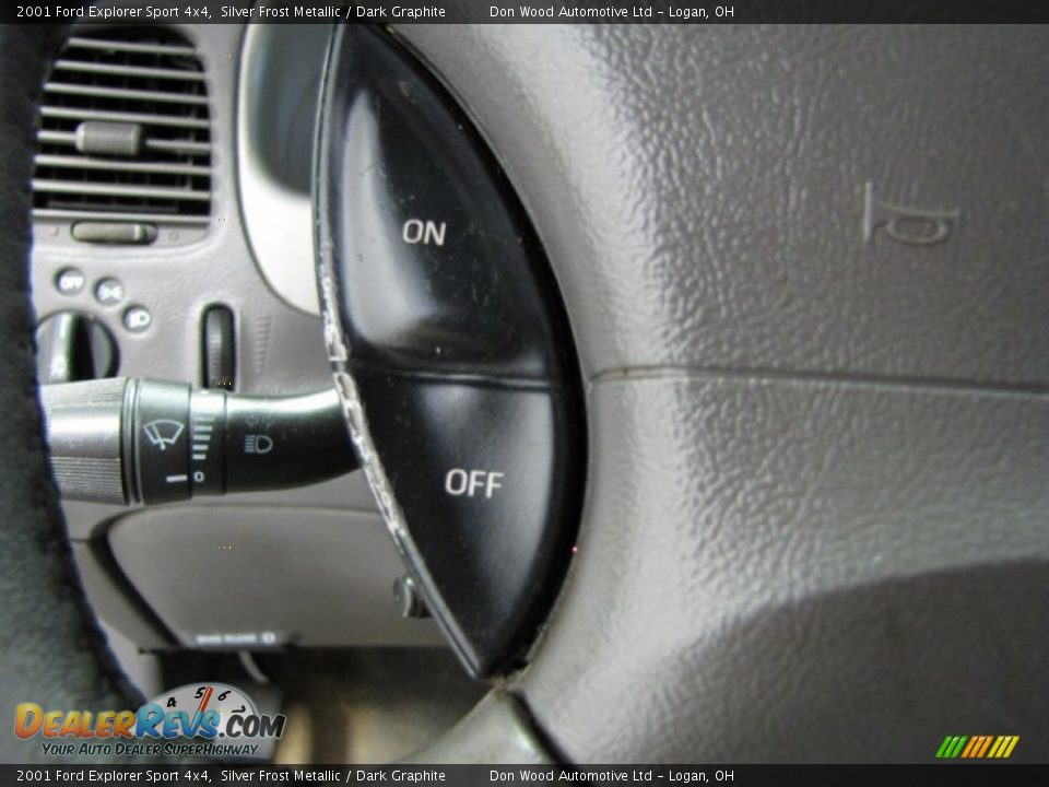 2001 Ford Explorer Sport 4x4 Silver Frost Metallic / Dark Graphite Photo #12