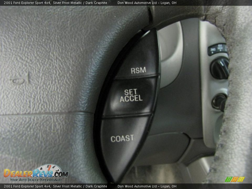 2001 Ford Explorer Sport 4x4 Silver Frost Metallic / Dark Graphite Photo #13