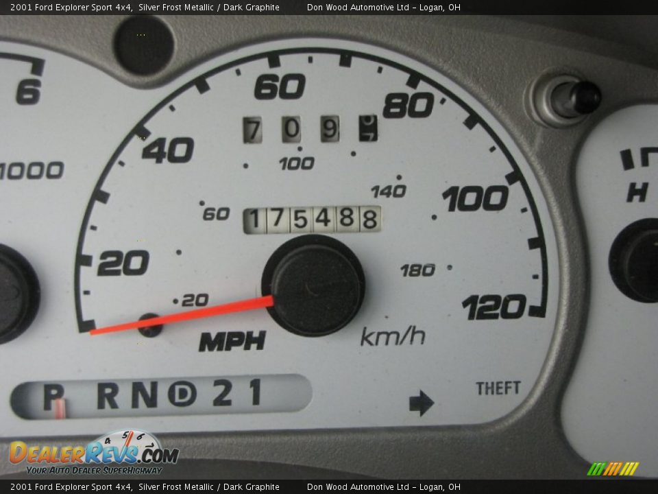 2001 Ford Explorer Sport 4x4 Silver Frost Metallic / Dark Graphite Photo #15