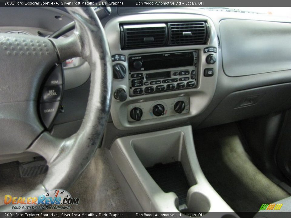 2001 Ford Explorer Sport 4x4 Silver Frost Metallic / Dark Graphite Photo #17