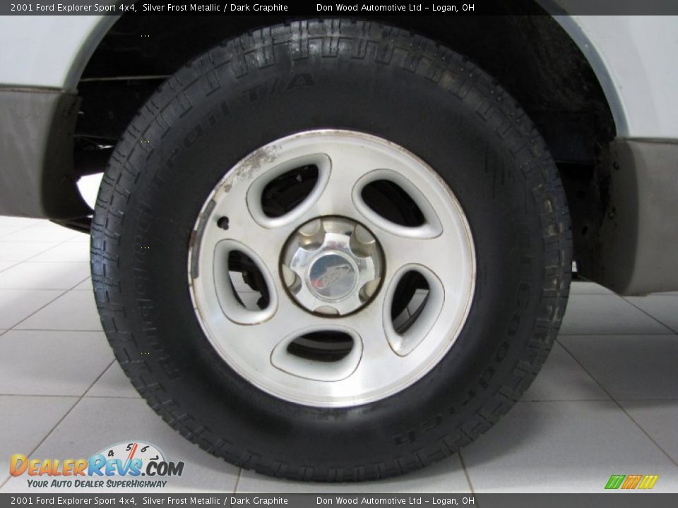 2001 Ford Explorer Sport 4x4 Silver Frost Metallic / Dark Graphite Photo #19