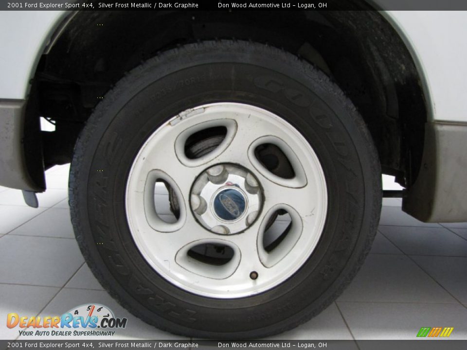 2001 Ford Explorer Sport 4x4 Silver Frost Metallic / Dark Graphite Photo #20