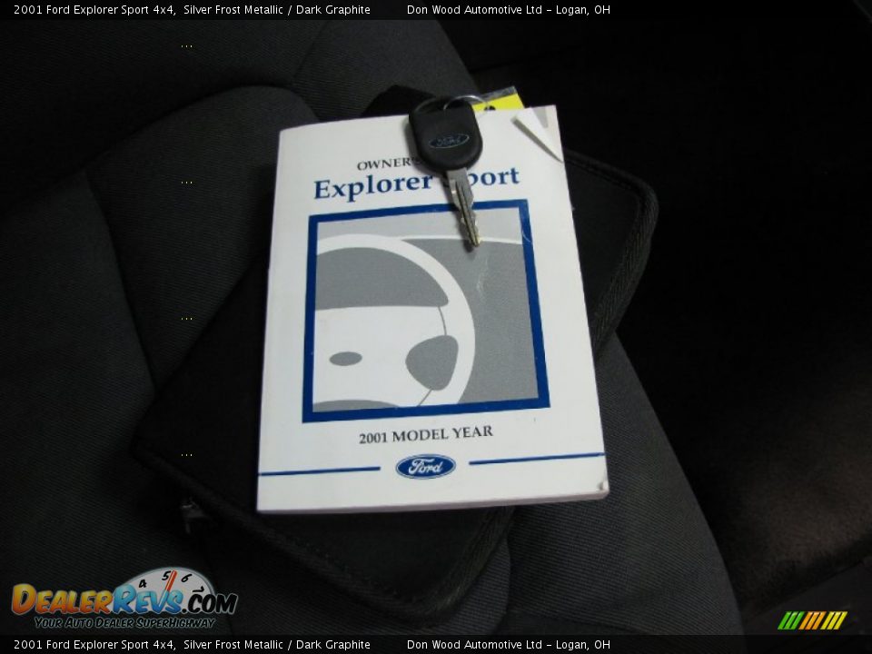 2001 Ford Explorer Sport 4x4 Silver Frost Metallic / Dark Graphite Photo #22