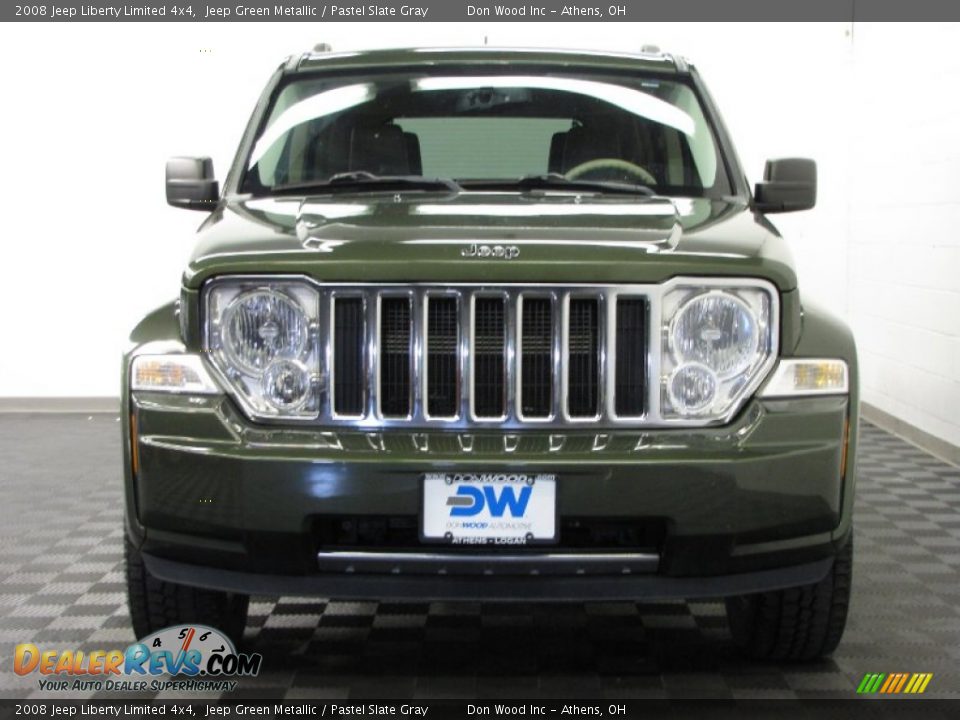 2008 Jeep Liberty Limited 4x4 Jeep Green Metallic / Pastel Slate Gray Photo #2