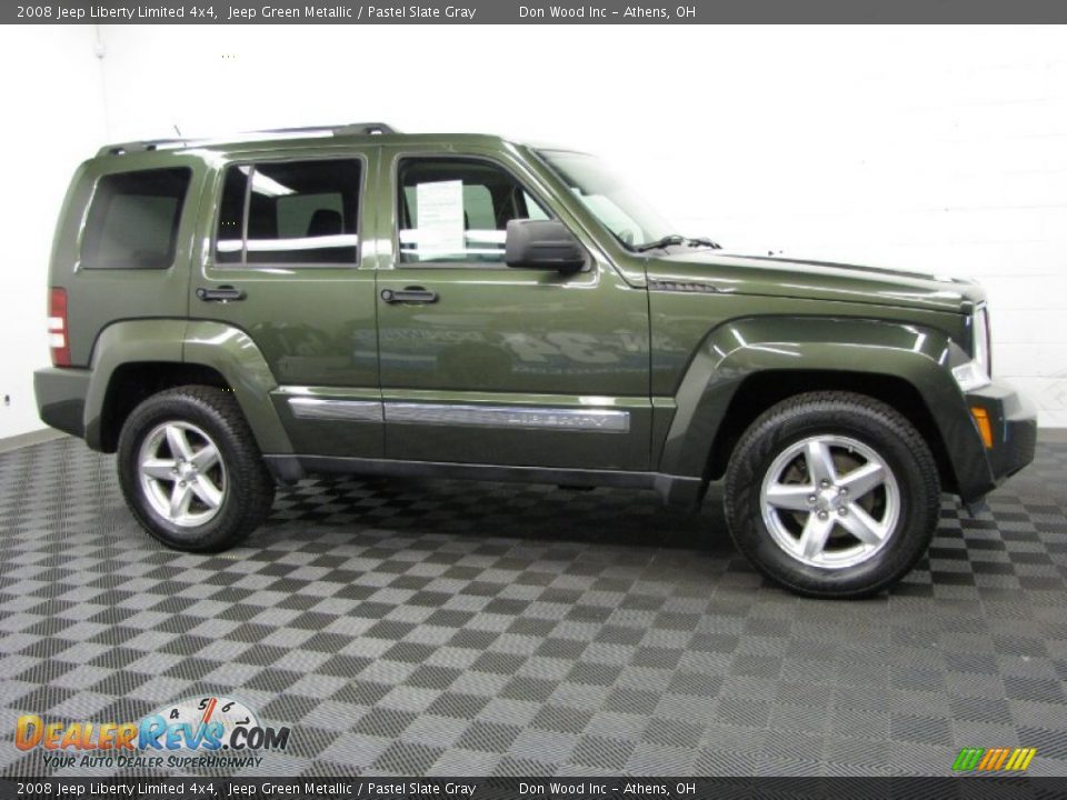 Jeep Green Metallic 2008 Jeep Liberty Limited 4x4 Photo #3