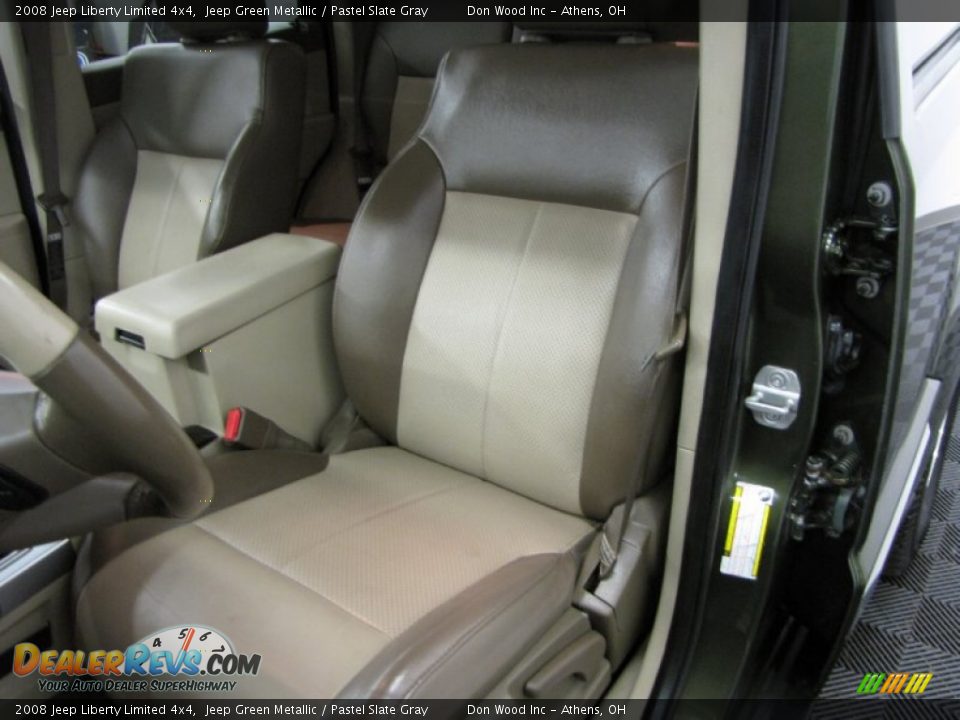 2008 Jeep Liberty Limited 4x4 Jeep Green Metallic / Pastel Slate Gray Photo #7