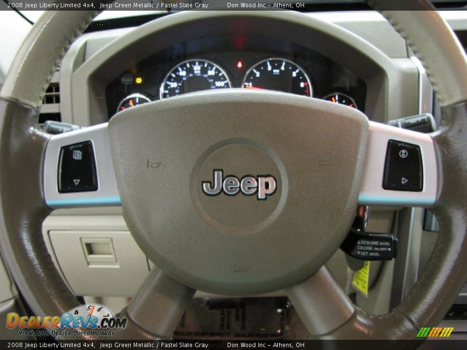 2008 Jeep Liberty Limited 4x4 Jeep Green Metallic / Pastel Slate Gray Photo #16
