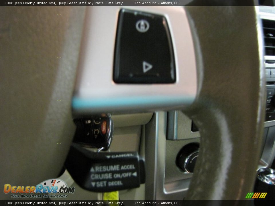 2008 Jeep Liberty Limited 4x4 Jeep Green Metallic / Pastel Slate Gray Photo #18