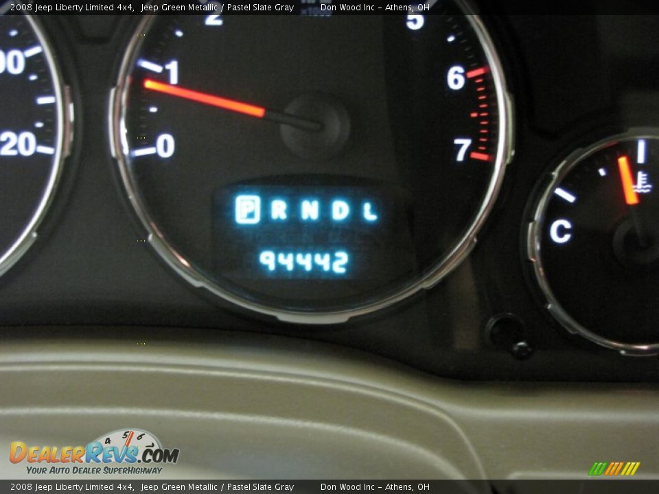 2008 Jeep Liberty Limited 4x4 Jeep Green Metallic / Pastel Slate Gray Photo #20