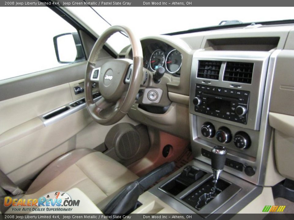 2008 Jeep Liberty Limited 4x4 Jeep Green Metallic / Pastel Slate Gray Photo #21