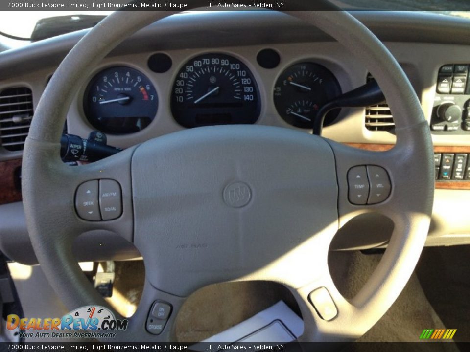 2000 Buick LeSabre Limited Light Bronzemist Metallic / Taupe Photo #9