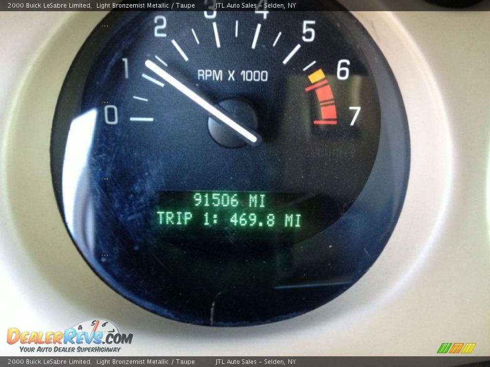 2000 Buick LeSabre Limited Light Bronzemist Metallic / Taupe Photo #12