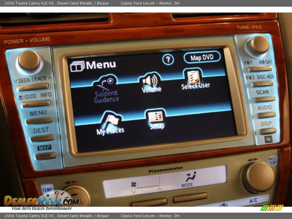 2009 Toyota Camry XLE V6 Desert Sand Metallic / Bisque Photo #8