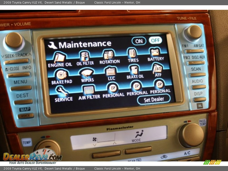 2009 Toyota Camry XLE V6 Desert Sand Metallic / Bisque Photo #16