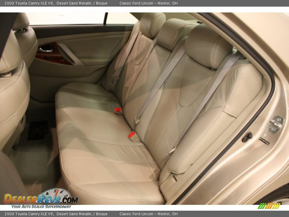 2009 Toyota Camry XLE V6 Desert Sand Metallic / Bisque Photo #26
