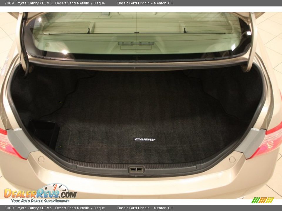 2009 Toyota Camry XLE V6 Desert Sand Metallic / Bisque Photo #27