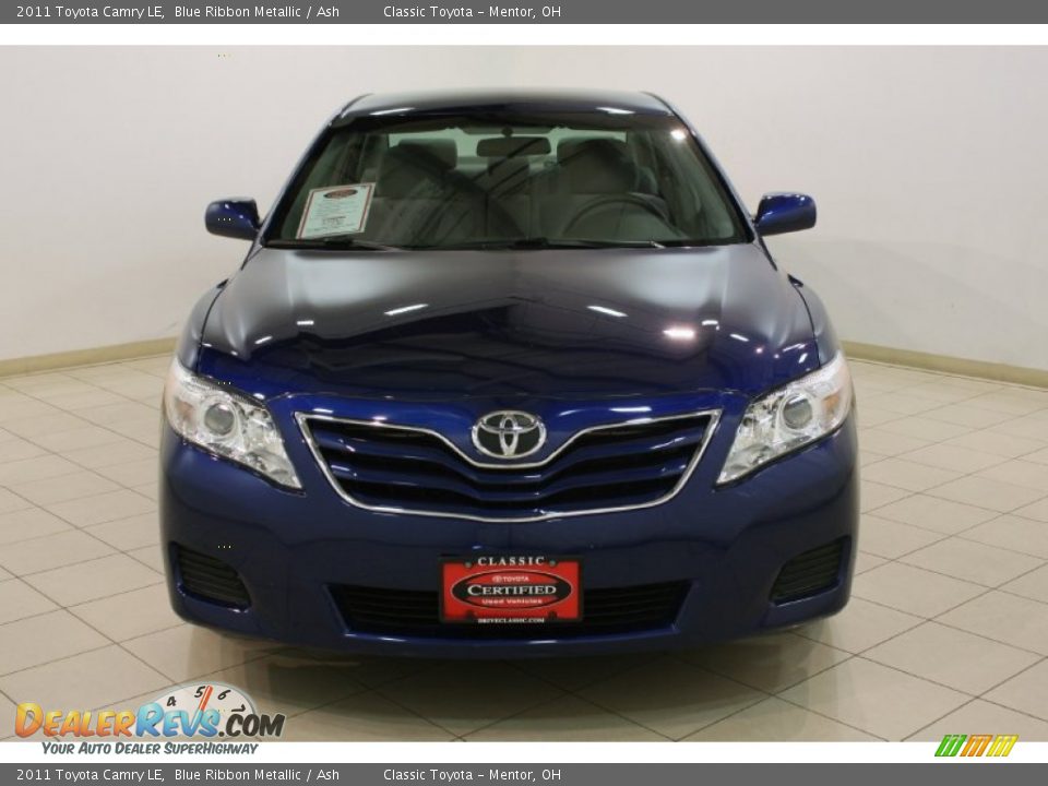 2011 Toyota Camry LE Blue Ribbon Metallic / Ash Photo #2