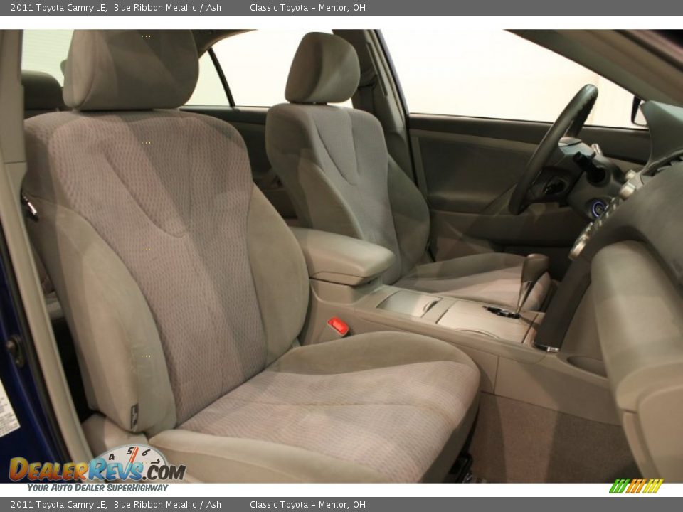 2011 Toyota Camry LE Blue Ribbon Metallic / Ash Photo #10