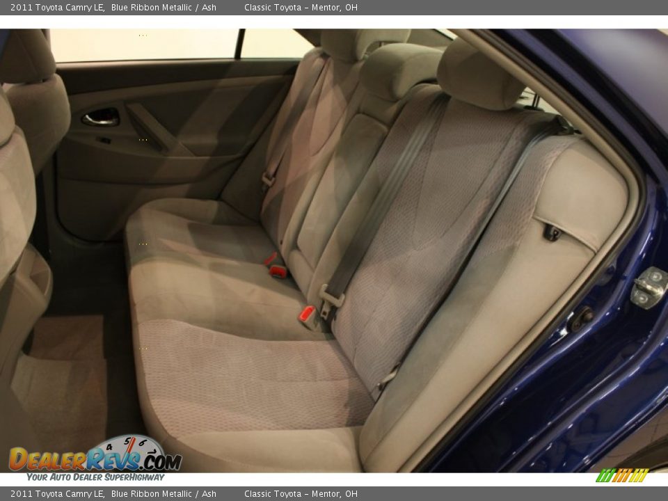 2011 Toyota Camry LE Blue Ribbon Metallic / Ash Photo #12