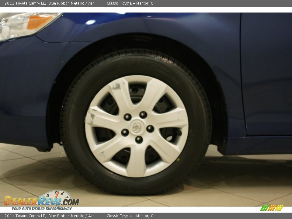 2011 Toyota Camry LE Blue Ribbon Metallic / Ash Photo #15