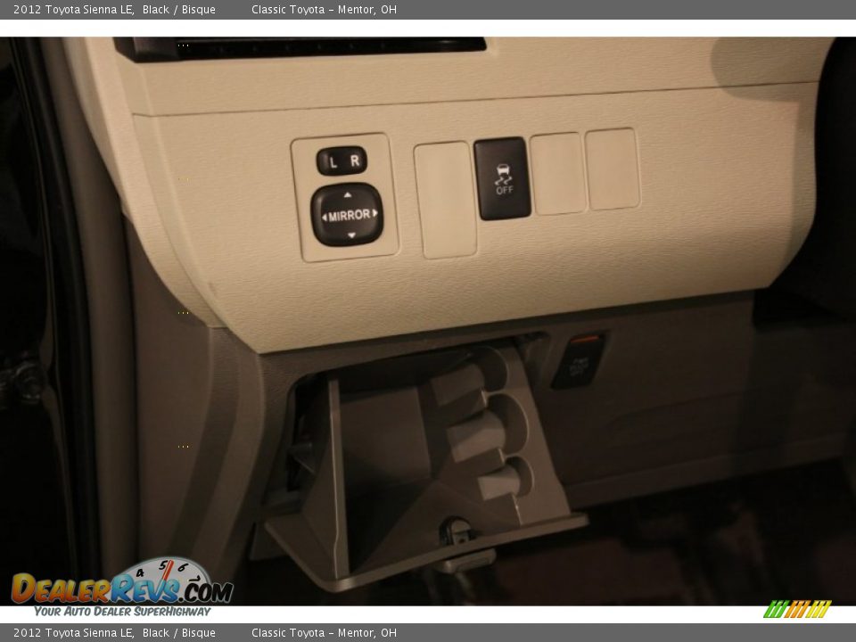 2012 Toyota Sienna LE Black / Bisque Photo #5