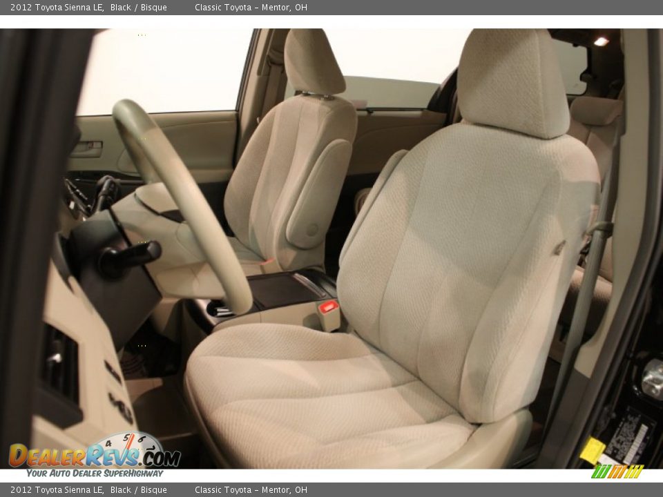 2012 Toyota Sienna LE Black / Bisque Photo #6
