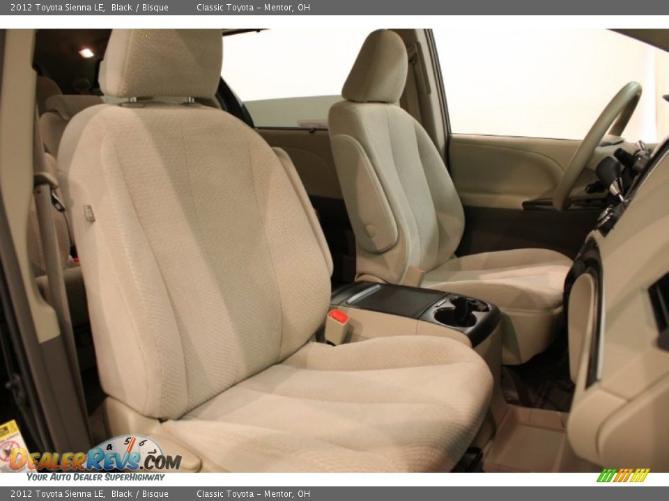 2012 Toyota Sienna LE Black / Bisque Photo #14