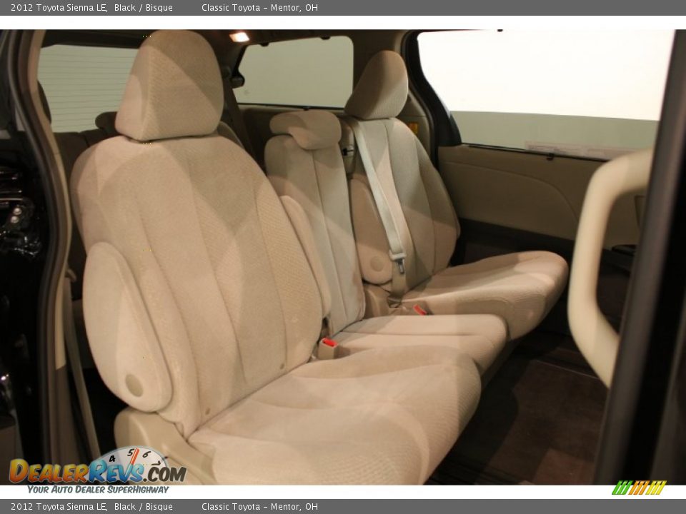 2012 Toyota Sienna LE Black / Bisque Photo #15