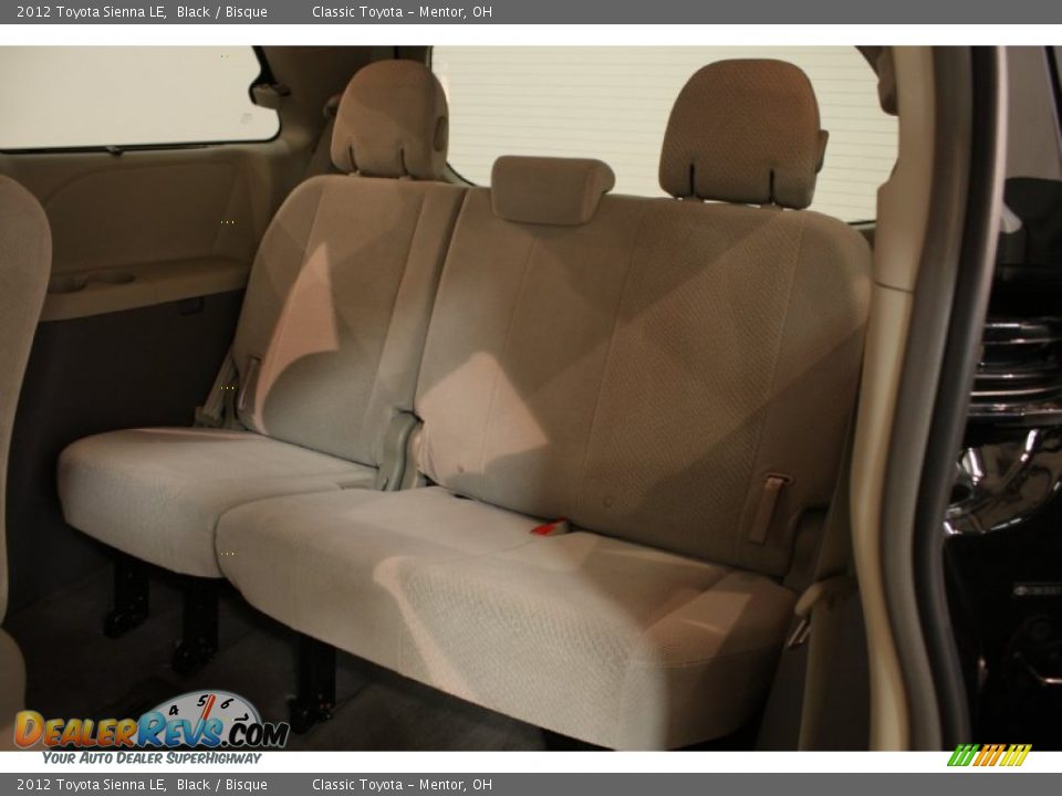 2012 Toyota Sienna LE Black / Bisque Photo #17