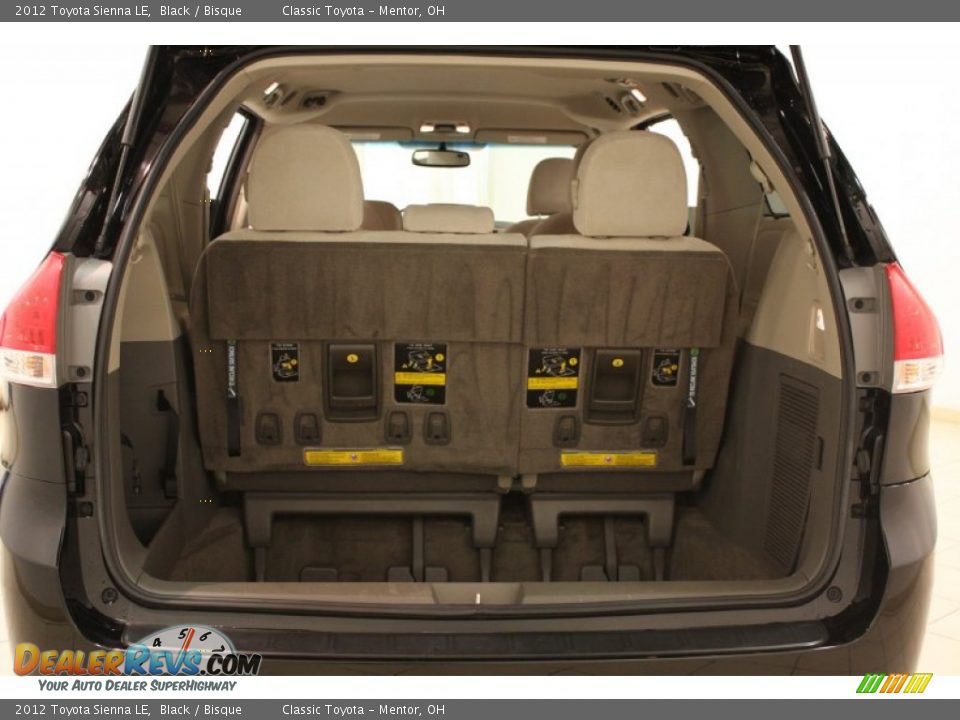 2012 Toyota Sienna LE Black / Bisque Photo #18