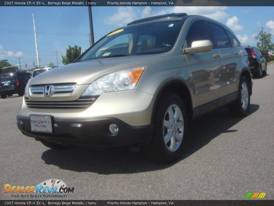 2007 Honda CR-V EX-L Borrego Beige Metallic / Ivory Photo #1
