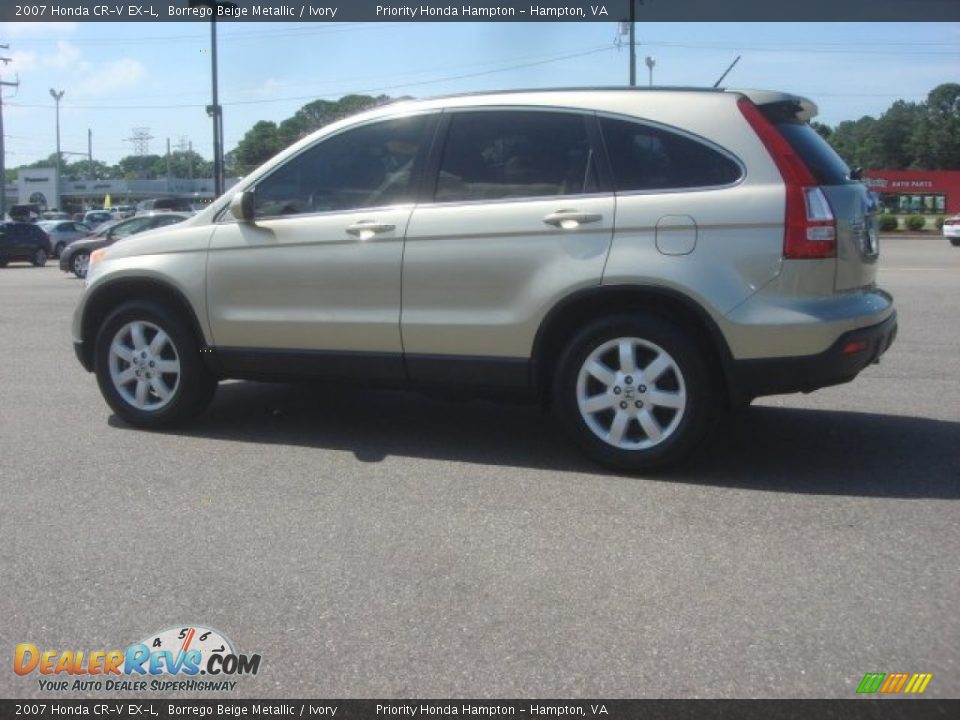2007 Honda CR-V EX-L Borrego Beige Metallic / Ivory Photo #4