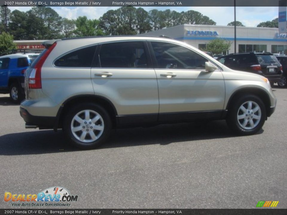 2007 Honda CR-V EX-L Borrego Beige Metallic / Ivory Photo #8
