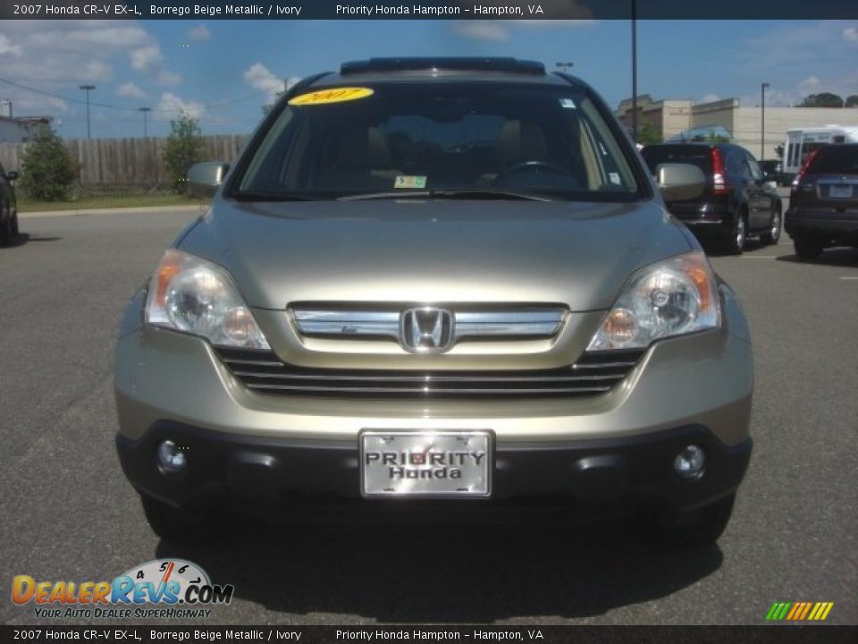 2007 Honda CR-V EX-L Borrego Beige Metallic / Ivory Photo #11