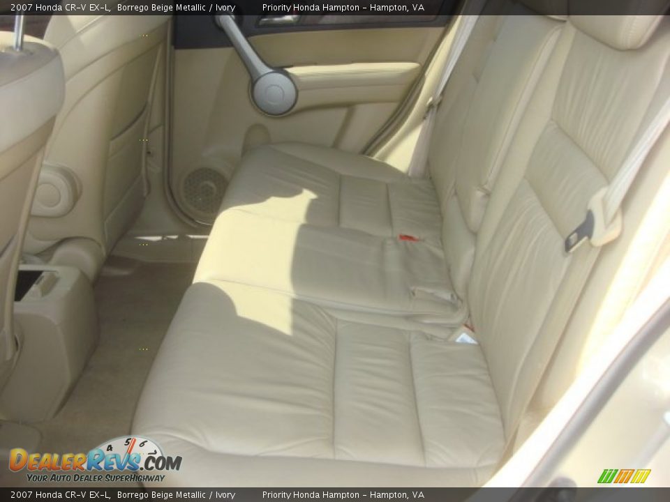 2007 Honda CR-V EX-L Borrego Beige Metallic / Ivory Photo #13