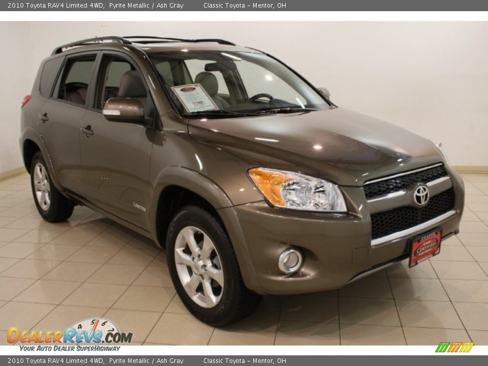 2010 Toyota RAV4 Limited 4WD Pyrite Metallic / Ash Gray Photo #1
