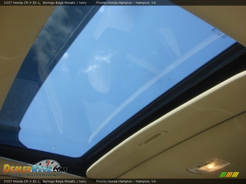 2007 Honda CR-V EX-L Borrego Beige Metallic / Ivory Photo #18