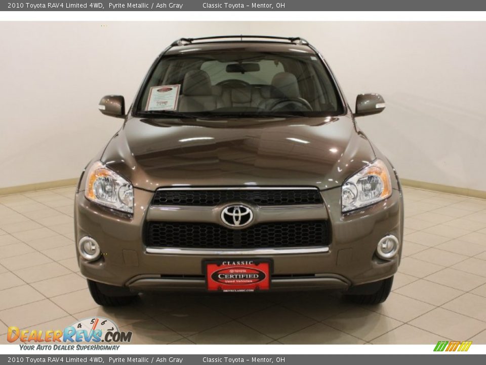 2010 Toyota RAV4 Limited 4WD Pyrite Metallic / Ash Gray Photo #2
